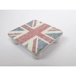 Dolls House Table British UK Flag Design Low Coffee Occasional 5cm x 5cm Miniature 1:12 Scale