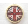 Dolls House Clock Union Jack Vintage Miniature UK Accessories 1:12th Scale