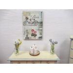 Dolls House Picture Paris France Miniature Wall Decor 1:12 Scale