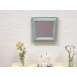 Dolls House Mirror Blue and Gold Colour Miniature Wall Decor 1:12 Scale