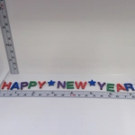 Dolls House Happy New Year Garland 1:12 Scale Miniature Decoration