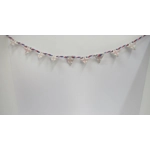 Dolls House Bunting UK 9 Wood Union Jack British Flags Miniature Decoration 1:12 Scale