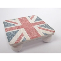 Dolls House Table British UK Flag Design Low Coffee Occasi..
