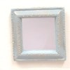 Dolls House Mirror Blue and Gold Colour Miniature Wall Decor 1:12 Scale