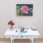 Dolls House Perfume Bottles Blue Silver with Necklace & Tray Miniature Accessories 1:12th Scale