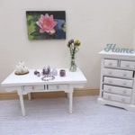 Dolls House Perfume Bottles Purple Silver with Necklace and Tray Miniature Accessories 1:12 Scale