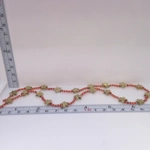 Dolls House Christmas Garland Red Gold 1:12th Scale Xmas Decoration