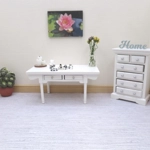 Dolls House Perfume Bottles and Jars Black Silver with Mini Necklace Tissue Box and Tray 1:12 Scale