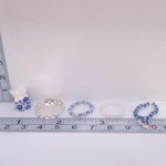 Dolls House Dressing Table Set 3 Necklaces with Tray and Tissue Box Miniature Accessories 1:12 Scale