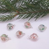 Dolls House Christmas Tree Decorations 6 Hand Decorated Miniature Baubles 1:12th Scale