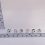 Dolls House Christmas Tree Decorations 6 Hand Decorated Miniature Baubles 1:12th Scale