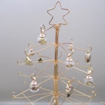 Dolls House Christmas Tree Decorations 12 Filled Miniature Glass Baubles and Stars 1:12th Scale