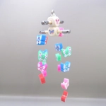 Dolls House Nursery Mobile Miniature Butterflies 1:12 Scale Children's Bedroom Decor