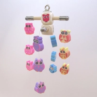 Dolls House Nursery Mobile Miniature Owls 1:12 Scale Children's Bedroom Decor