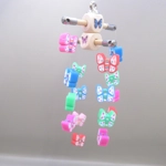 Dolls House Nursery Mobile Miniature Butterflies 1:12 Scale Children's Bedroom Decor