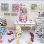Dolls House Nursery Mobile Miniature Owls 1:12 Scale Children's Bedroom Decor