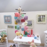 Dolls House Nursery Mobile Baby Elephants 1:12 Scale Children's Miniature Bedroom Decor