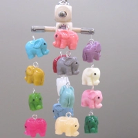 Dolls House Nursery Mobile Baby Elephants 1:12 Scale Children's Miniature Bedroom Decor