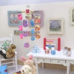 Dolls House Tissue Box Peter Rabbit Pink Nursery Miniature Accessory 1:12 Scale