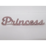 Dolls House Princess Word Ornament Pink Girls Bedroom Nursery 1:12th Scale Miniature Decor