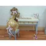 Dolls House Princess Word Ornament Pink Girls Bedroom Nursery 1:12th Scale Miniature Decor