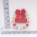 Dolls House Wreath Hearts and Roses Miniature Door Decor 1:12 Scale