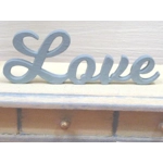 Dolls House Decor Love Word Blue 1:12th Scale Miniature