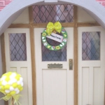 Dolls House Easter Wreath Miniature Door Decoration 1:12 Scale