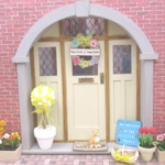 Dolls House Happy Easter Wreath Miniature Decoration 1:12th Scale