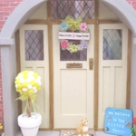 Dolls House Happy Easter Wreath Miniature Decoration 1:12th Scale