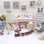 Dolls House Coat Rack Hooks Winnie the Pooh Miniature Nursery Clothes Robe Towel Rail 1:12 Scale