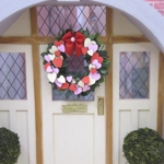 Dolls House Wreath Hearts Miniature Door Decoration 1:12th Scale