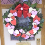 Dolls House Wreath Hearts Miniature Door Decoration 1:12th Scale