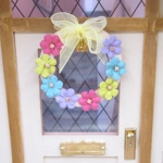 Dolls House Door Wreath 1:12th Scale Miniature Decoration