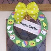 Dolls House Easter Wreath Miniature Door Decoration 1:12 Scale