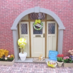 Dolls House Easter Wreath Miniature Door Decoration 1:12 Scale