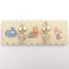 Dolls House Coat Rack Hooks Winnie the Pooh Miniature Nursery Clothes Robe Towel Rail 1:12 Scale