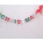 Dolls House Happy Christmas Garland Miniature Decoration 1:12 Scale