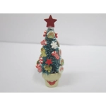 Dolls House Christmas Tree in a Cream Pot Candy Cane Decorated Miniature 1:12 Scale Xmas Decoration