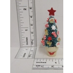 Dolls House Christmas Tree in a Cream Pot Candy Cane Decorated Miniature 1:12 Scale Xmas Decoration