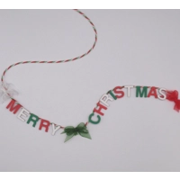 Dolls House Merry Christmas Garland Miniature Decoration 1:12 Scale