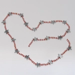 Dolls House Christmas Garland Red Silver 1:12th Scale Xmas Decoration