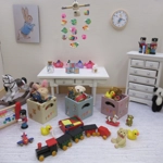 Dolls House Nursery Mobile Miniature Tropical Fish 1:12 Scale Children's Bedroom Decor