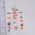 Dolls House Nursery Mobile Miniature Tropical Fish 1:12 Scale Children's Bedroom Decor