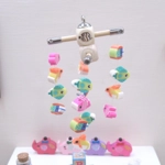 Dolls House Nursery Mobile Miniature Tropical Fish 1:12 Scale Children's Bedroom Decor