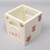 Dolls House Toy Box Crate Teddy Bear Theme Miniature Nursery Playroom Accessory 1:12 Scale