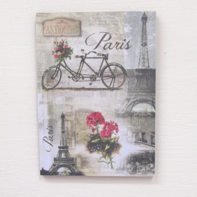 Dolls House Picture Paris France Miniature Wall Decor 1:12 Scale