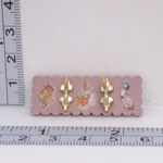 Dolls House Coat Rack Hooks Peter Rabbit Pink Nursery Miniature Clothes Robe Towel 1:12 Scale