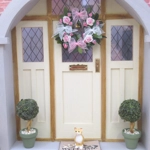 Dolls House Topiary Trees in Green Terracotta Pots Handmade 1:12th Scale Miniature Garden