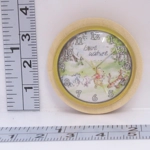 Dolls House Nursery Clock Winnie the Pooh Love Nature Miniature Wall Decor 1:12th Scale